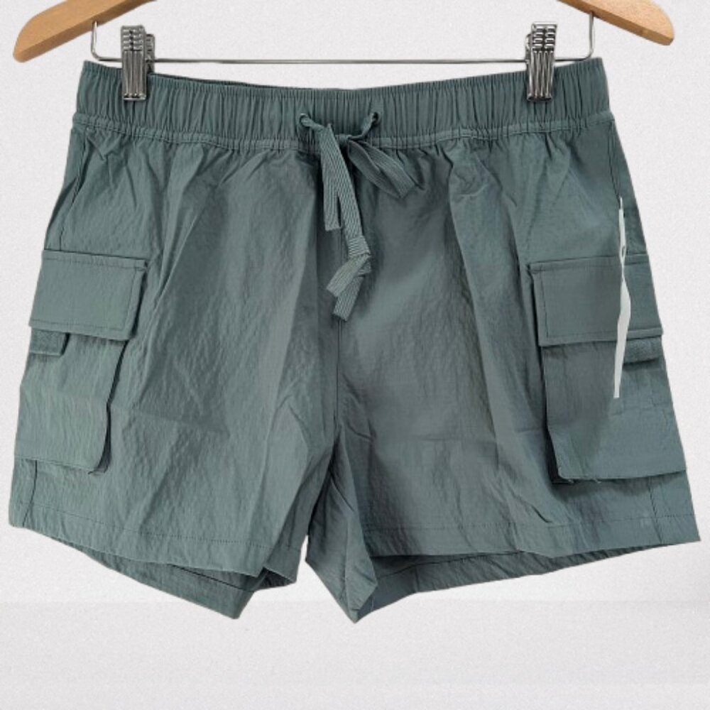 Mono B Anthropologie Women's Drawstring Elastic‎ Waist Cargo Shorts New Medium